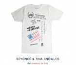 Opération Runway to win. T-shirt de Beyoncé Knowles et sa maman Tina.
