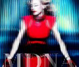 Madonna - pochette de l'album  MDNA  version simple - attendu le 26 mars 2012.