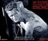 Affiche promotionnelle des Oscars 2012 : Luke la main froide 