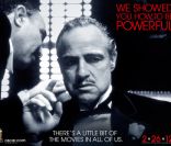 Affiche promotionnelle des Oscars 2012 : Le Parrain 