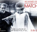 Affiche promotionnelle des Oscars 2012 : La Fiancée de Frankenstein 