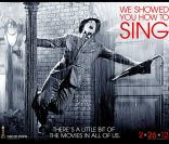 Affiche promotionnelle des Oscars 2012 : Chantons sous la pluie 
