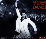 Affiche promotionnelle des Oscars 2012 : La Fièvre du samedi soir 