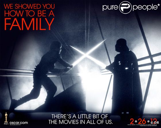 Affiche promotionnelle des Oscars 2012 : Star Wars - L'Empire contre-attaque 