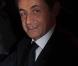 Nicolas Sarkozy au dîner du CRIF, à Paris, le 8 février 2012.