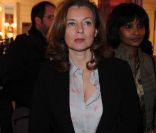 Valérie Trierweiler au dîner du CRIF, à Paris, le 8 février 2012.