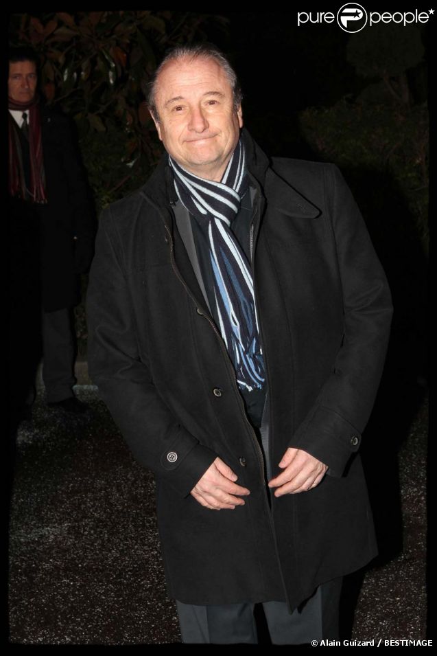Patrick Braoudé au dîner du CRIF, à Paris, le 8 février 2012.