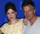 Léa Seydoux et le réalisateur Benoit Jacquot au festival de Berlin, le 9 février 2012.