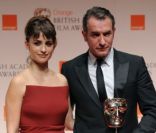 Jean Dujardin et Penélope Cruz lors de la cérémonie des BAFTA le 12 février 2012