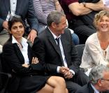 Michèle Laroque avec Jean Claude darmon et sa compagne Hoda