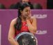 Marion Bartoli épuisée et en larmes devant Amélie Mauresmo entourée de légendes