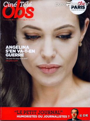  Retrouvez l'interview d'Angelina Jolie dans  Ciné Télé Obs , 18 février 2012. 