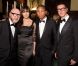 Monica Bellucci entourée de Dolce & Gabbana ainsi que Pharrell Williams