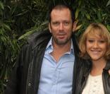 Christian Vadim et sa petite amie