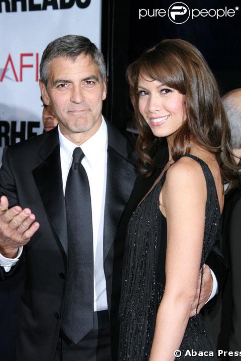 Sarah Larson avec George Clooney
