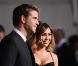 Miley Cyrus éclatante avec son chéri Liam Hemsworth et les stars de Hunger Games