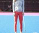 Catherine, duchesse de Cambridge a montré ses talents de hockeyeuse lors de sa rencontre avec l'équipe olympique britannique à l'Arena Riverside, sur le site des JO de Londres, le 15 mars 2012. 