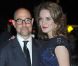 Stanely Tucci et Felicity Blunt lors de la projection à New York de Hunger Games le 20 mars 2012