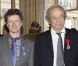 Michel Gondry entouré de Bertrand Tavernier et Patrick Chesnais au ministère de la Culture à Paris, le 28 mars 2012.