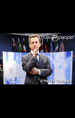 Nicolas Sarkozy dans le très prestigieux musée Tussauds de Londres