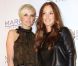 Ashlee Simpson et Minka Kelly lors de l'ouverture de la boîte de nuit Marquee dans l'hôtel-casino The Star. Sydney, le 30 mars 2012.