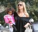 Heidi Klum et sa fille Lou dans les rues de Los Angeles le 14 avil 2012