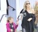Heidi Klum maman poule avec sa fille Leni dans les rues de Los Angeles le 14 avil 2012