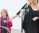 Heidi Klum et ses enfants sortent d'un centre de sports à Los Angeles le 14 avril 2012