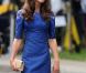  Kate Middleton à Québec le 3 juillet 2011. 
 Catherine, duchesse de Cambridge (Kate Middleton), devenue de manière fulgurante une icône de style depuis son entrée dans la famille royale, s'en est souvent remise au bleu, une couleur qu'elle affectionne, pour des occasions spéciales. 