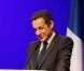 Nicolas Sarkozy prononce son dernier discours après la défaite au second tour à La Mutualité, à Paris, le 6 mai 2012.