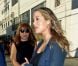 Elizabeth Berkley, enceinte, lors du vernissage de l'exposition Rebel à Los Angeles le 12 mai 2012