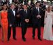 Chris Rock, Jada Pinkett Smith, Ben Stiller, David Schwimmer et la belle Jessica Chastain lors de la présentation de  Madagascar 3 : Bons baisers d'Europe  au Festival de Cannes, le 18 mai 2012.