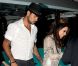 Eduardo Cruz et Eva Longoria quittent la soirée caritative Sphère Party qui avait lieu sur le yacht de Denish Rich. Cannes, le 18 mai 2012.