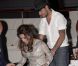 Eva Longoria et Eduardo Cruz quittent le yacht de Denish Rich où avait lieu la Sphère Party, soirée de charité de la Eva Longoria Foundation. Cannes, le 18 mai 2012.