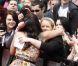 Tulisa Contostavlos arrive à la première audition de la neuvième saison de l'émission  X Factor , à Liverpool le 23 mai 2012.