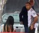 Lewis Hamilton avec sa belle Nicole Scherzinger à la sortie de la soirée Amber Lounge Fashion Show le 25 mai 2012 à Monaco