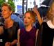 Cécile de France, Ludivine Sagnier et Julie Depardieu montent les marches (cérémonie de clôture du 65e Festival de Cannes, le dimanche 27 mai 2012).