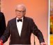 Ken Loach reçoit le Prix du Jury pour  La Part des Anges , lors de la cérémonie de clôture du 65e Festival de Cannes, le dimanche 27 mai 2012.