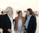 Clotilde Courau et Daniel Angeli au vernissage de son exposition Icônes à la galerie Art District à Paris, le 6 juin 2012.