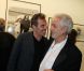 Gilbert Melki et Daniel Angeli au vernissage de son exposition Icônes à la galerie Art District à Paris, le 6 juin 2012.
