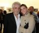 Clotilde Courau et Daniel Angeli au vernissage de son exposition Icônes à la galerie Art District à Paris, le 6 juin 2012.