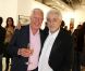 Stéphane Collaro et Daniel Angeli au vernissage de son exposition Icônes à la galerie Art District à Paris, le 6 juin 2012.