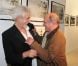 Jean-François Stévenin et Daniel Angeli au vernissage de son exposition Icônes à la galerie Art District à Paris, le 6 juin 2012.