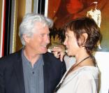Richard Gere et sa femme Carey Lowell lors d'une projection spéciale d'Officier et Gentleman, organisée par l'Academy of Motion Picture Arts &amp; Sciences à New York le 12 juin 2012