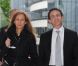 Manuel Valls et son épouse Anne Gravoin à Paris, le 6 mai 2012.