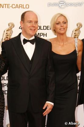 Le prince Albert II de Monaco et Charlene Wittstock