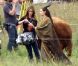 Angelina Jolie sur le tournage du film  Maleficent , le 20 juin 2012 en Angleterre.