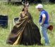 Angelina Jolie sur le tournage du film  Maleficent , le 20 juin 2012 en Angleterre.