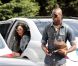 Mario Balotelli avec sa compagne Raffaella Fico en avril 2012 à Manchester