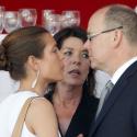 Albert de Monaco, Caroline et Charlotte Casiraghi réunis pour la fin du Jumping